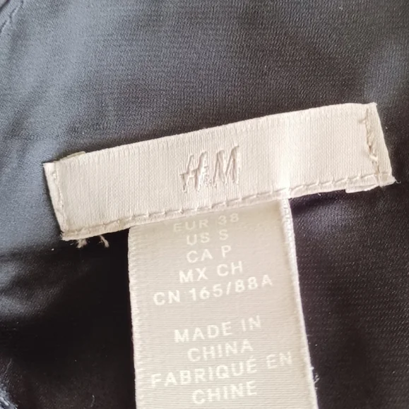 H&M Monochrome Striped Jumpsuit Women Size S - Picture 2 of 16